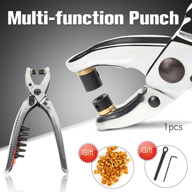 1pcs ٱ ġ  ġ  Ȧ ġ   Ż ̳ Ī ̷ ׷θ /1pcs Multi-function Punch Hole Punches Leather Hole Pliers Rivets Eyelet Metal Retainer Pun